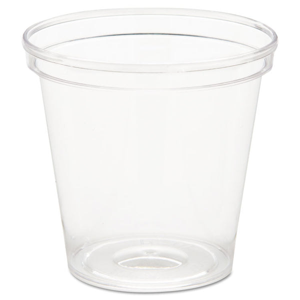 WNA Comet Plastic Portion/Shot Glass, 1 oz, Clear, 50/Pack, 50 Packs/Carton (WNAP10) Case of 2500