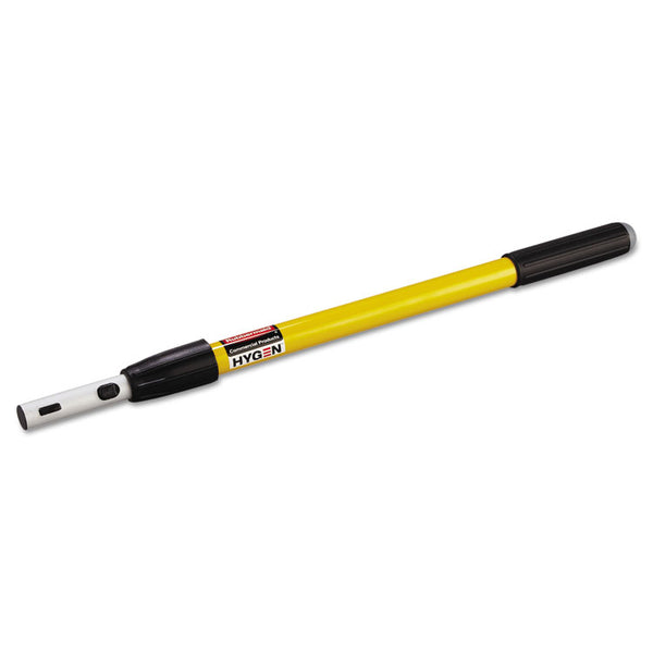 Rubbermaid® Commercial HYGEN™ HYGEN Quick-Connect Extension Handle, 20" to 40", Yellow/Black (RCPQ745)
