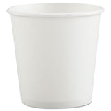 SOLO® Single-Sided Poly Paper Hot Cups, 4 oz, White, 50 Bag, 20 Bags/Carton (SCC374W2050)