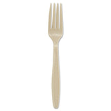 SOLO® Guildware Cutlery Sweetheart Polystyrene Tableware, Forks, Champagne, 1000/Carton (SCCGD5FK)