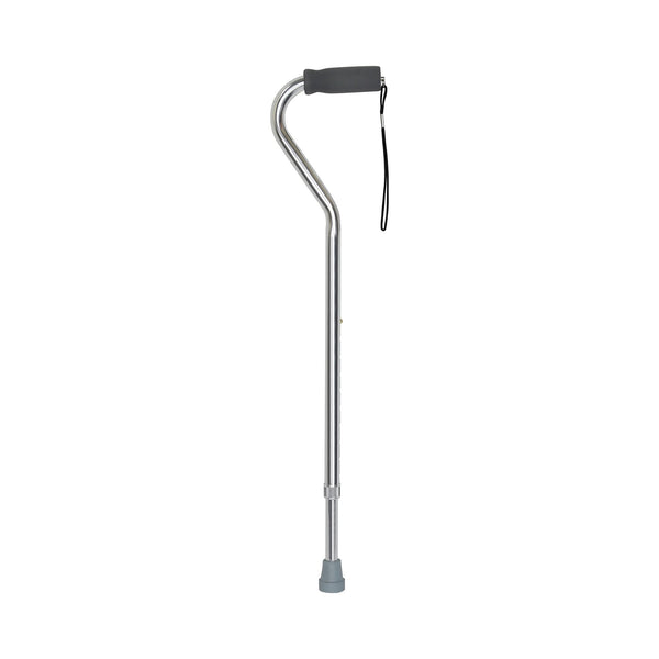 McKesson Offset Cane Aluminum 30 to 39 Inch Height Silver (1065215_CS) 6/CS