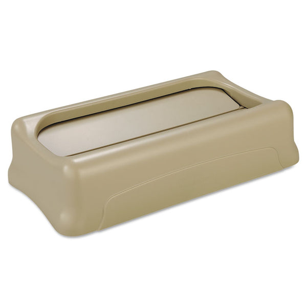 Rubbermaid® Commercial Slim Jim Swing Lid, 11.38w x 20.5d x 5h, Beige (RCP267360BEI)