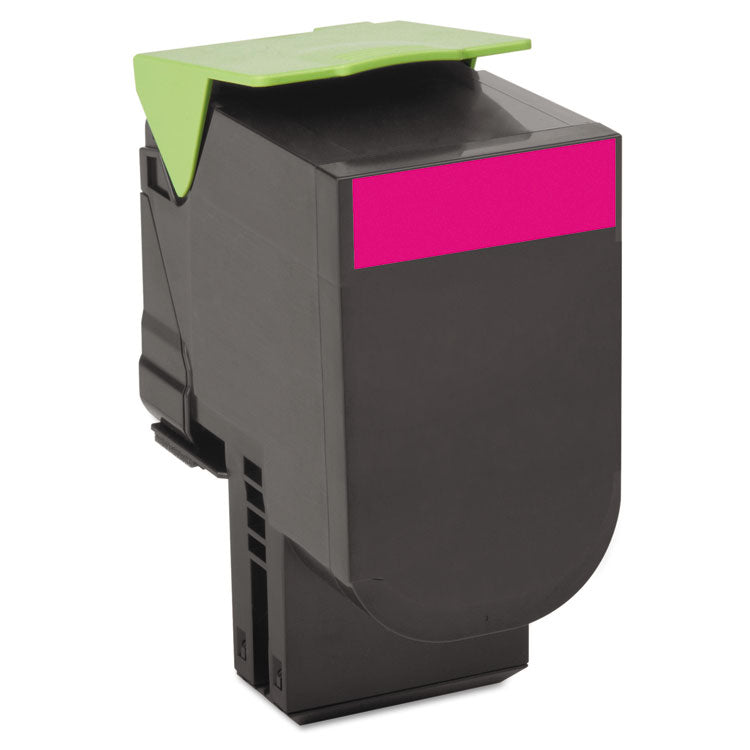 Lexmark™ 80C10M0 Return Program Toner, 1,000 Page-Yield, Magenta (LEX80C10M0)