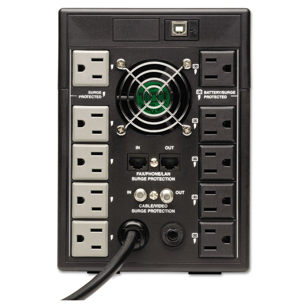 Tripp Lite SmartPro LCD Line-Interactive UPS AVR Tower, 10 Outlets, 1,500 VA, 650 J (TRPSMART1500LDT) Each