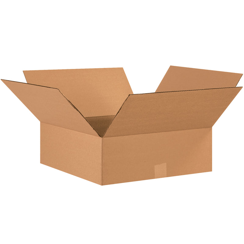 17 x 17 x 6" Flat Corrugated Boxes (17176) Bundle Of 20