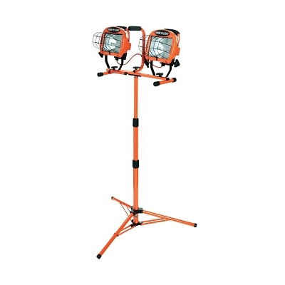 CCI 1000W Twin Head Telescoping Double Halogen Flood Light w/Switches/Tripod Base (172-L14SLED) Each