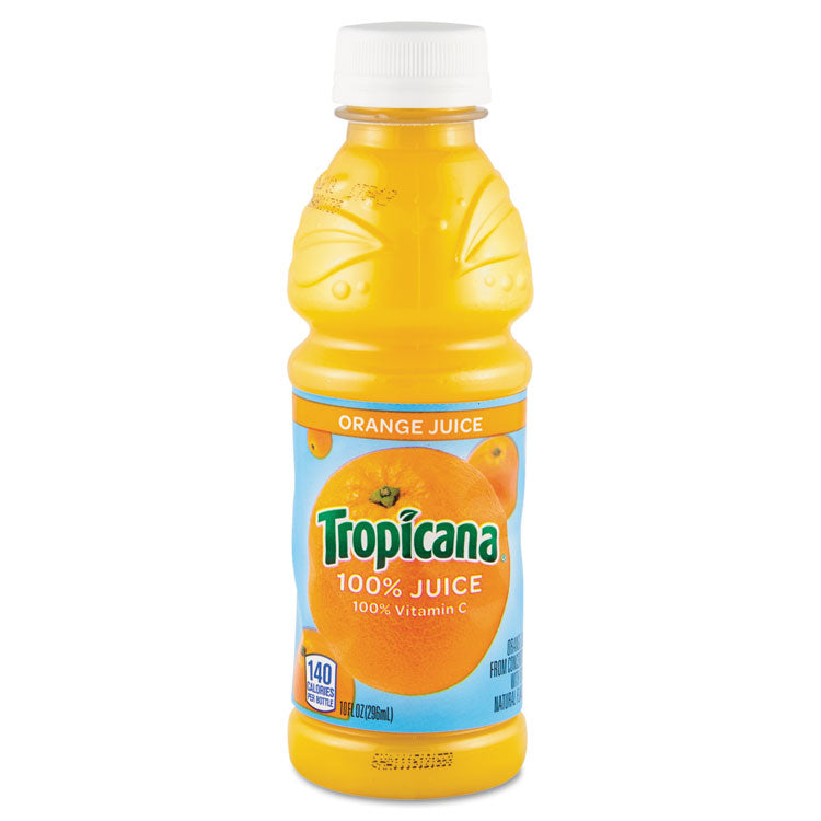 Tropicana® 100% Juice, Orange, 10oz Bottle, 24/Carton (QKR55154)