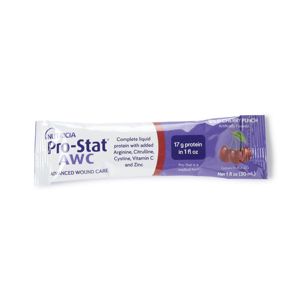 Pro-Stat® AWC Oral Supplement Wild Cherry Punch Flavor Liquid 1 oz. Individual Packet (628435_EA) 1/EA