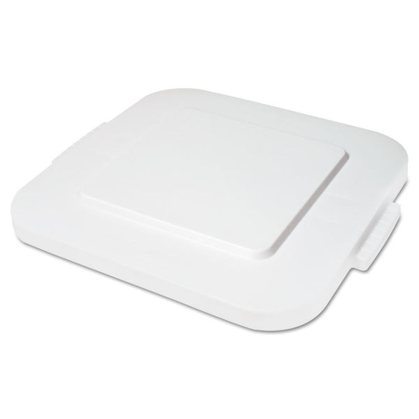 Rubbermaid® Commercial SpaceSaver Square Container Lids, 10.5 x 11.3, White, Plastic (RCP6523WHI)