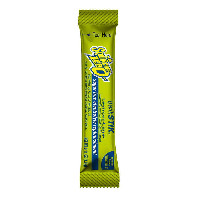 Sqwincher® Quik Stik® Zero Oral Electrolyte Solution Lemon-Lime Flavor 0.11 oz. Electrolyte (1131076_BG) 50/BG