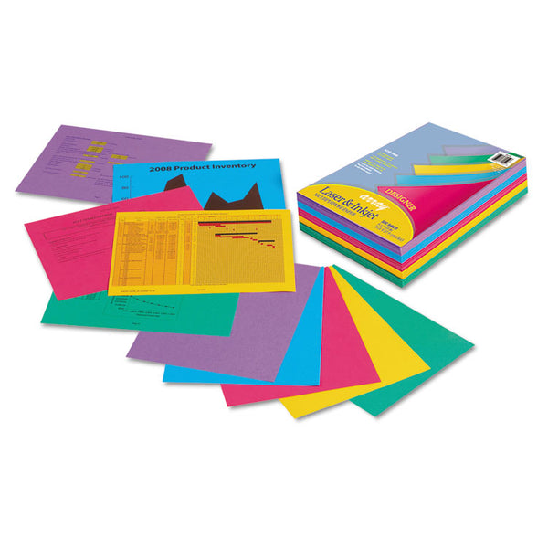 Pacon® Array Colored Bond Paper, 24 lb Bond Weight, 8.5 x 11, Assorted Designer Colors, 500/Ream (PAC101346)