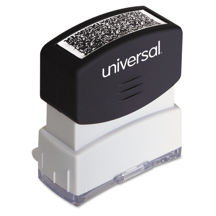 Universal® Security Stamp, Obscures Area 1.69 x 0.56, Black (UNV10136) Each