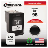 Innovera® Remanufactured Black High-Yield Ink, Replacement for 98 (C9364A), 400 Page-Yield (IVR9364WN) Each