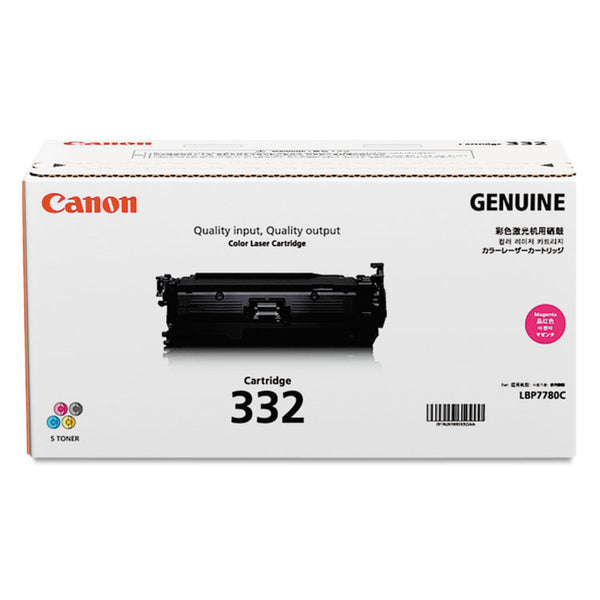 Canon® 6261B012 (332) Toner, 6,400 Page-Yield, Magenta (CNM6261B012)