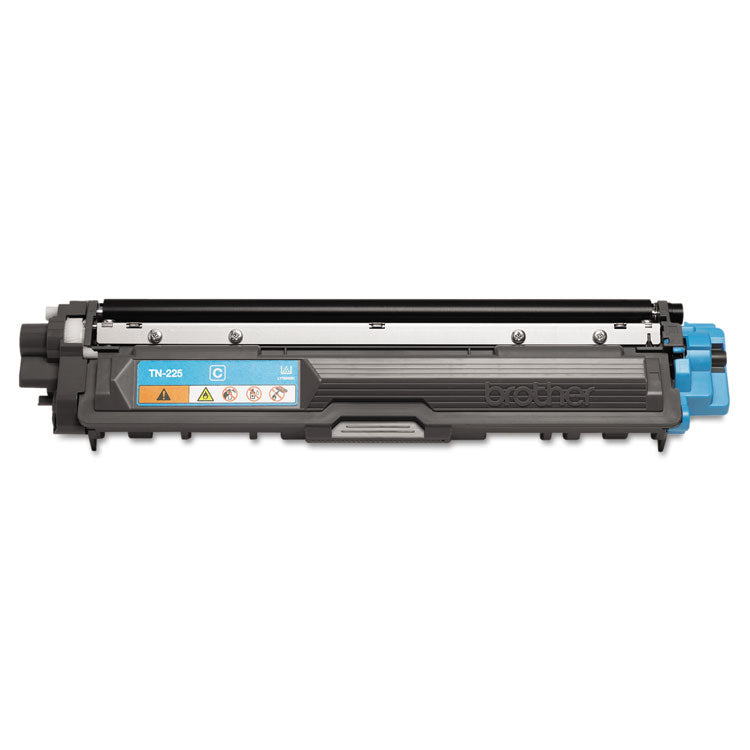 Brother TN225C High-Yield Toner, 2,200 Page-Yield, Cyan (BRTTN225C)