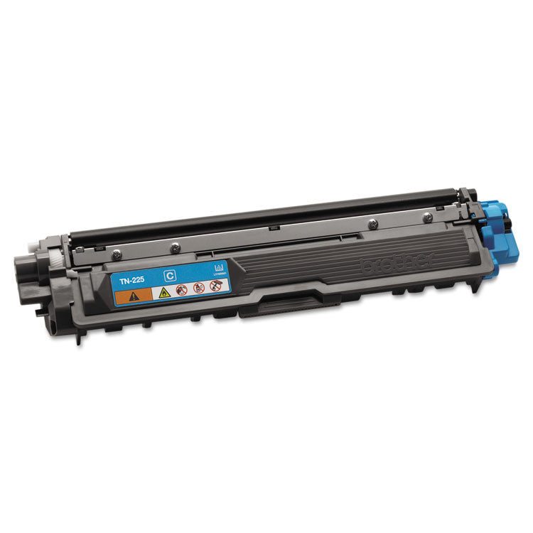 Brother TN225C High-Yield Toner, 2,200 Page-Yield, Cyan (BRTTN225C)