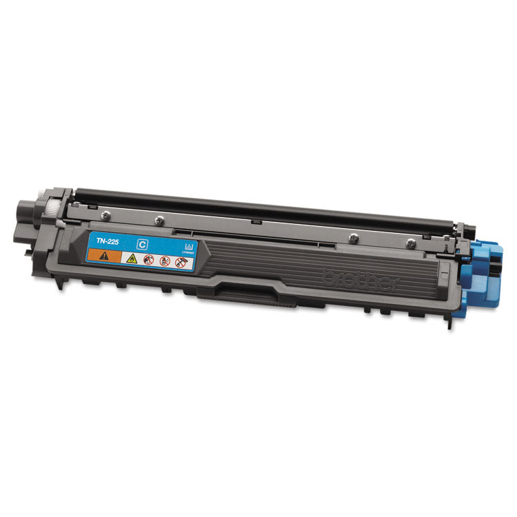 Brother TN225C High-Yield Toner, 2,200 Page-Yield, Cyan (BRTTN225C)