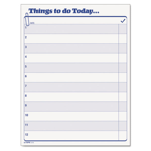 TOPS™ Things To Do Today (TOP2170) 100 Sheets