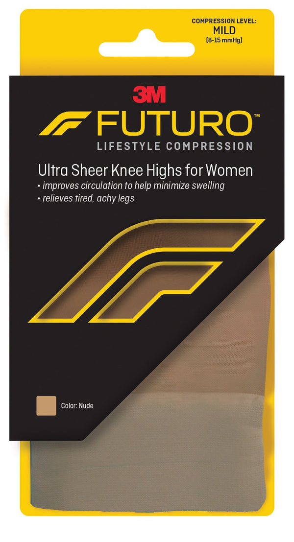 3M™ Futuro™ Compression Stocking Knee High Large Nude Closed Toe (1084254_PR) 1/PR