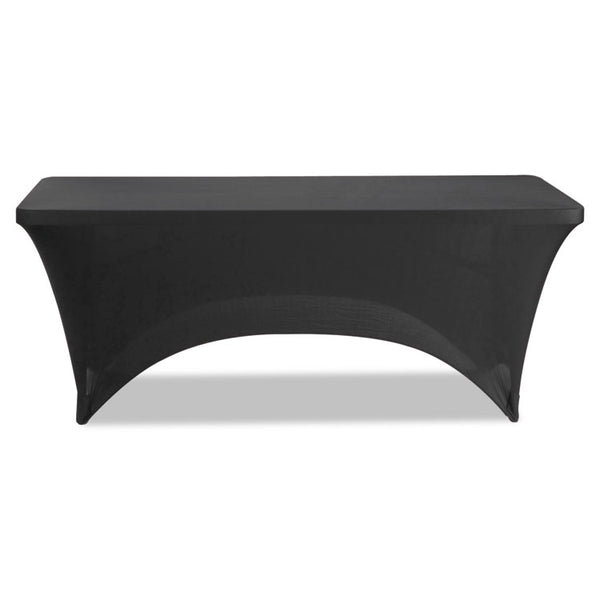 Iceberg iGear Fabric Table Cover, Polyester/Spandex, 30" x 72", Black (ICE16521) Each