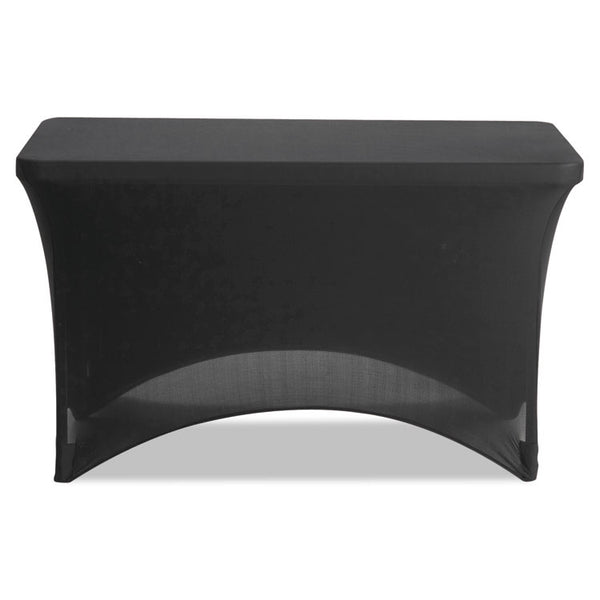 Iceberg iGear Fabric Table Cover, Polyester/Spandex, 24" x 48", Black (ICE16511) Each