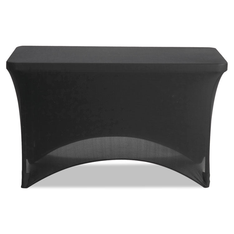 Iceberg iGear Fabric Table Cover, Polyester/Spandex, 24" x 48", Black (ICE16511) Each