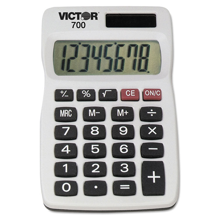 Victor® 700 Pocket Calculator, 8-Digit LCD (VCT700) Each