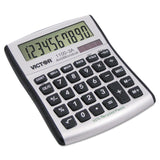 Victor® 1100-3A Antimicrobial Compact Desktop Calculator, 10-Digit LCD (VCT11003A) Each