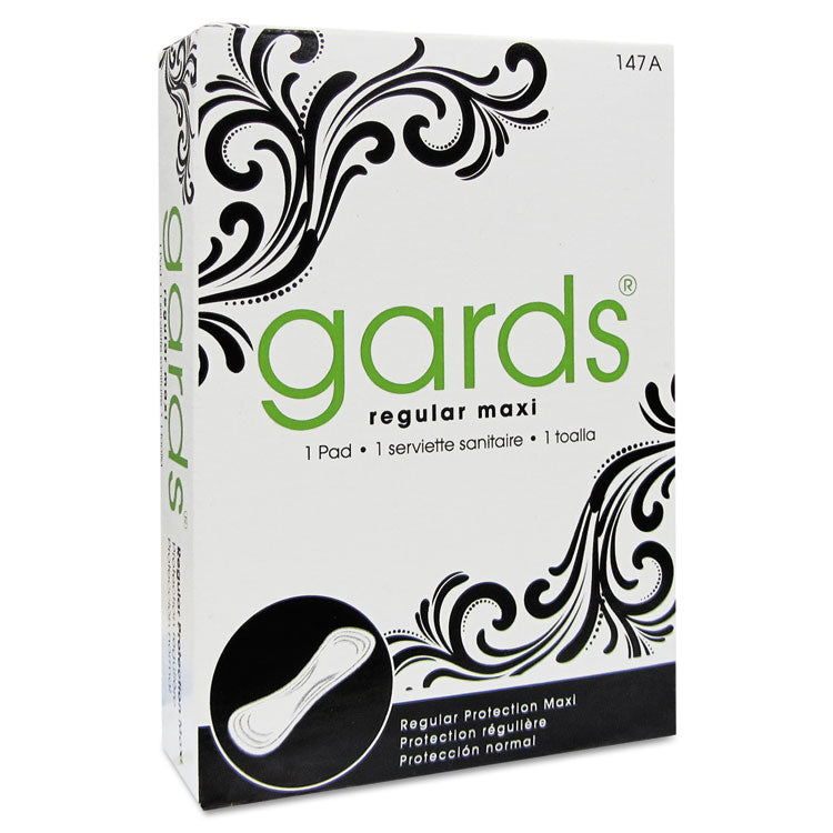 HOSPECO® Gards Vended Sanitary Napkins #4, 250 Individually Boxed Napkins/Carton (HOS4147)