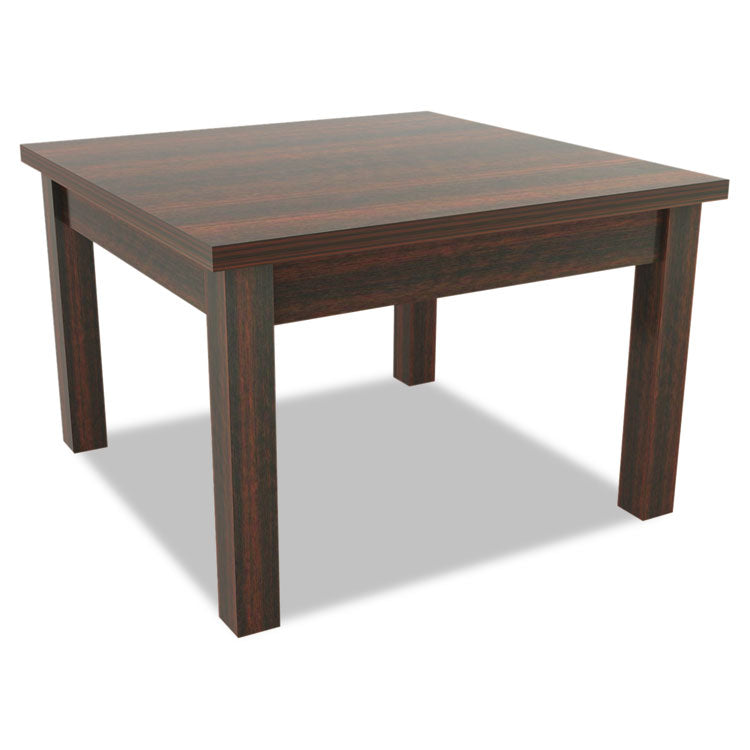 Alera® Alera Valencia Series Occasional Table, Rectangle, 23.63w x20d x20.38h, Mahogany (ALEVA7520MY) Each