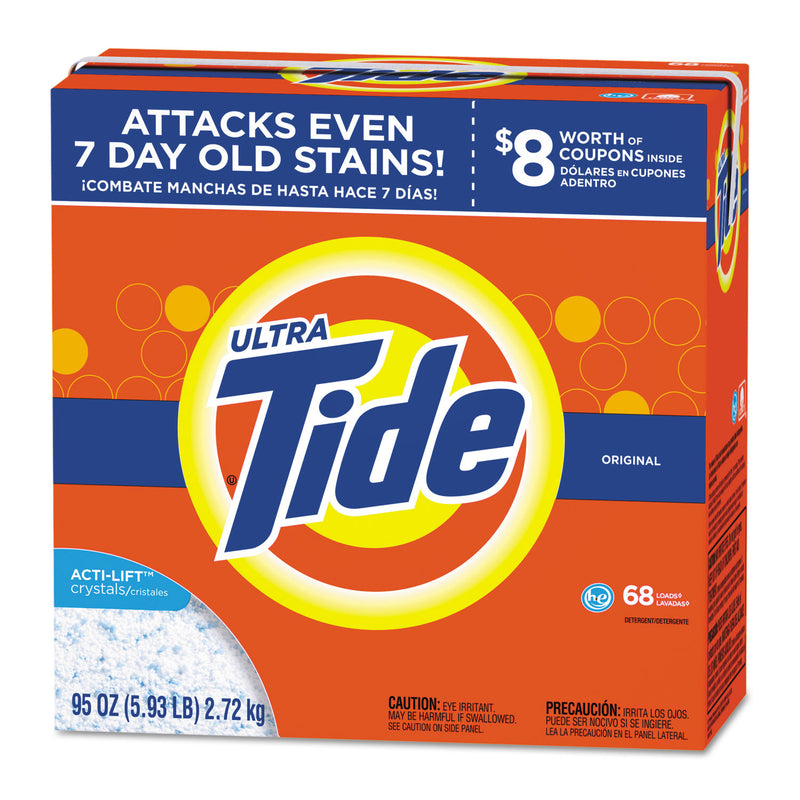 Tide HE Laundry Detergent, Original Scent, Powder, 95 oz Box, 3/Carton (PGC16668) Case of 3