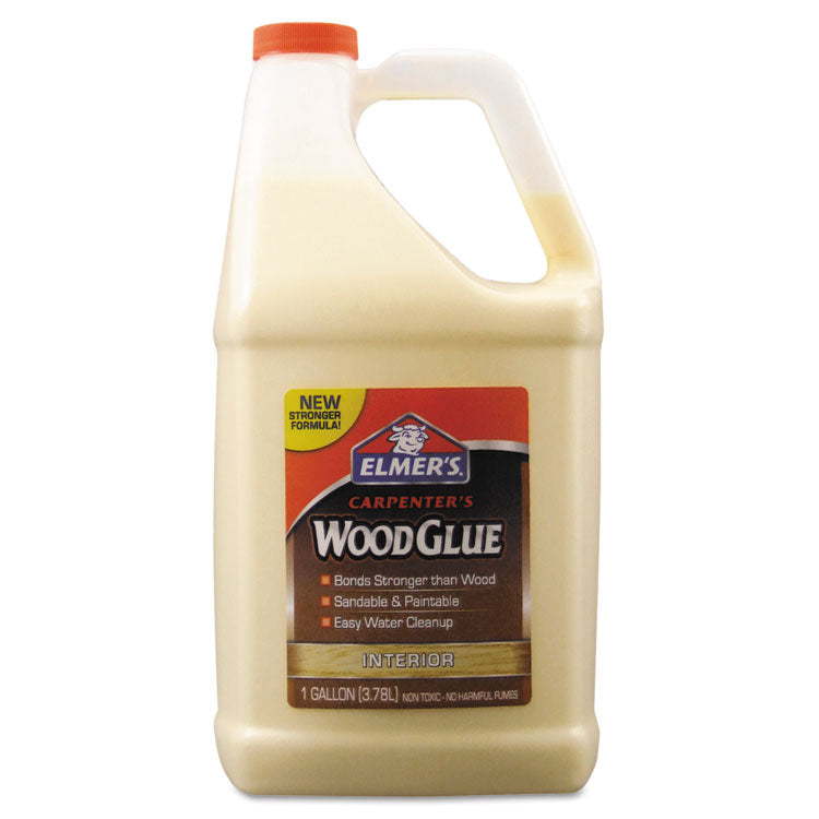 Elmer's® Carpenter Wood Glue, 1 gal, Dries Beige (EPIE7050LMR) Each