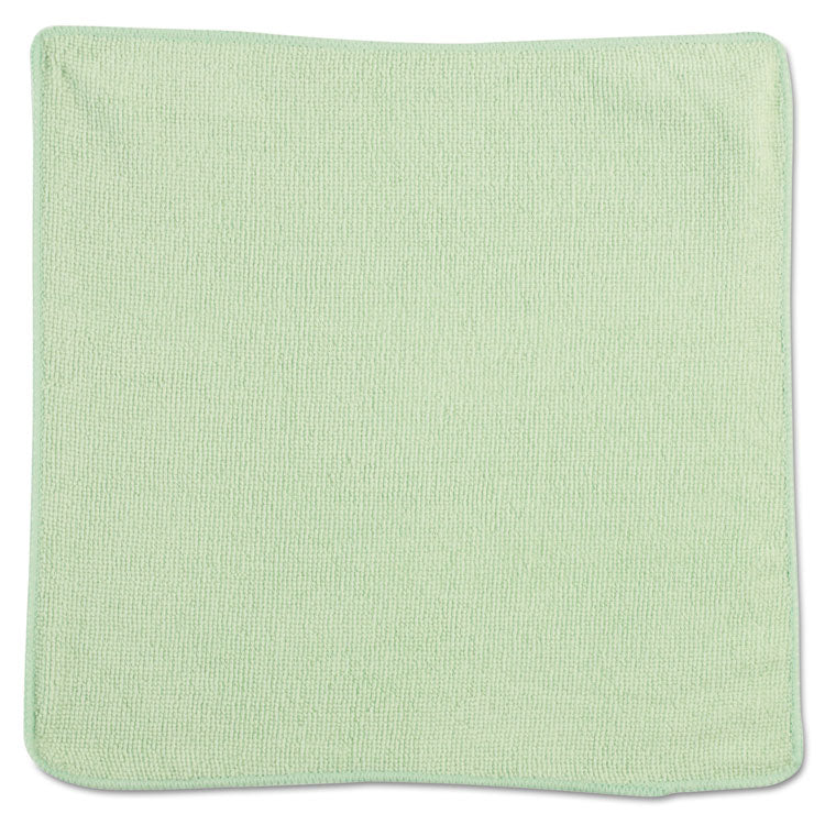 Rubbermaid® Commercial Microfiber Cleaning Cloths, 12 x 12, Green, 24/Pack (RCP1820578)
