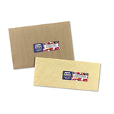 Avery® Vibrant Laser Color-Print Labels w/ Sure Feed, 1.25 x 3.75, White, 300/Pack (AVE6879)