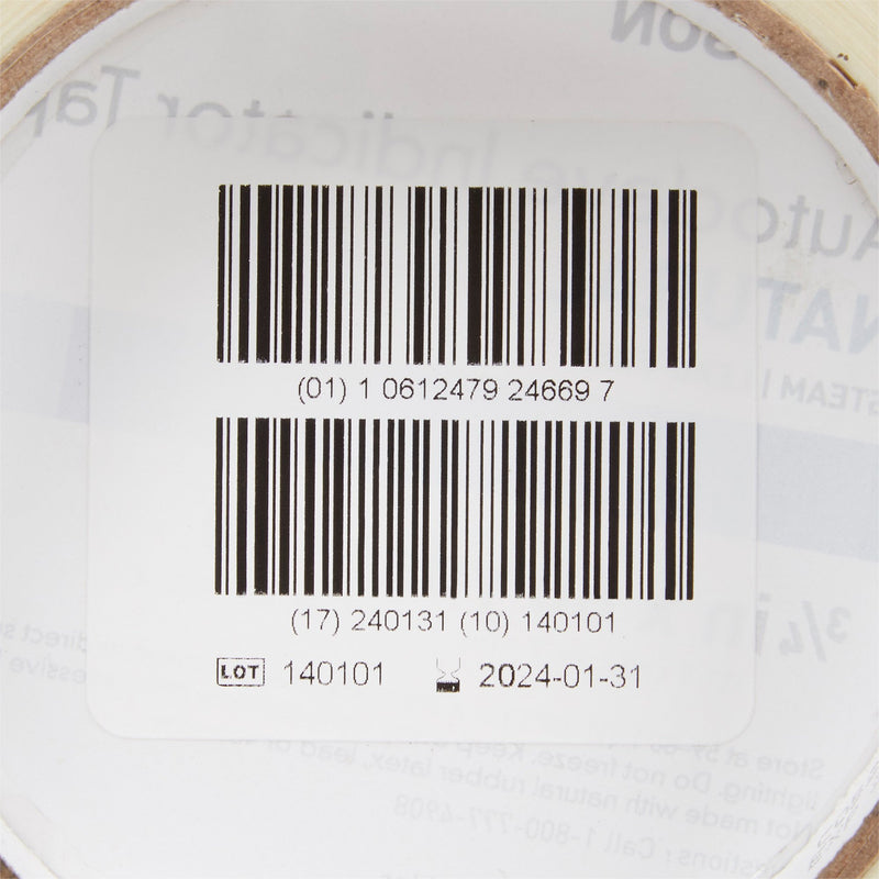McKesson Steam Indicator Tape 3/4 Inch X 60 Yard Steam (524901_RL) 1/RL
