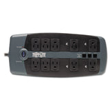 Tripp Lite Protect It! Surge Protector, 10 AC Outlets, 8 ft Cord, 2,395 J, Black (TRPTLP1008TEL) Each