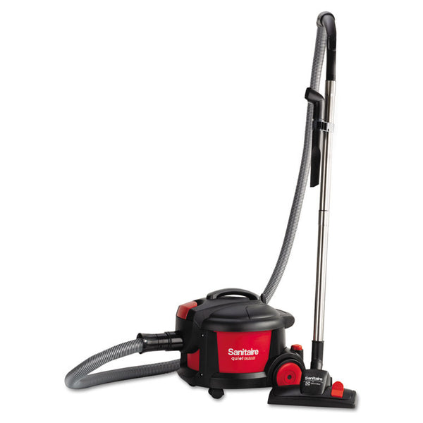 Sanitaire® EXTEND Top-Hat Canister Vacuum SC3700A, 9 A Current, Red/Black (EURSC3700A)