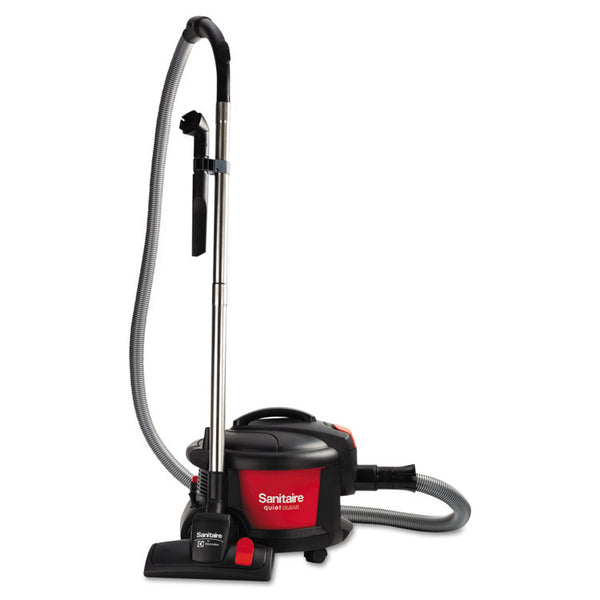 Sanitaire® EXTEND Top-Hat Canister Vacuum SC3700A, 9 A Current, Red/Black (EURSC3700A)