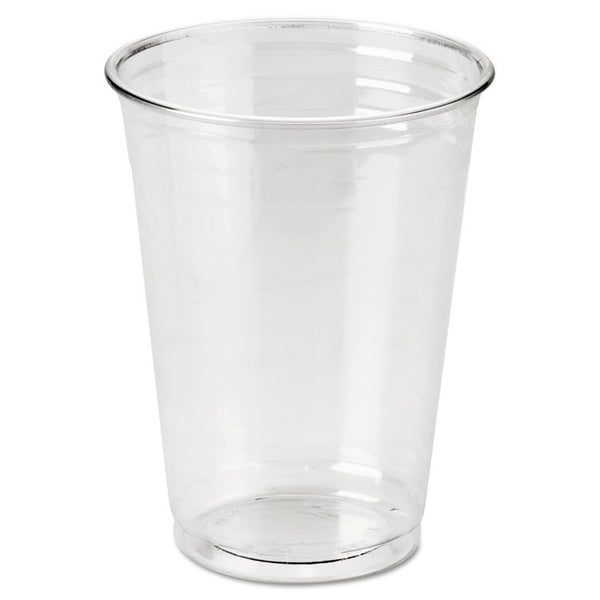 Dixie® Clear Plastic PETE Cups, 10 oz, WiseSize, 25/Pack, 20 Packs/Carton (DXECP10DX)