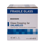 McKesson Sundry Jar 4 X 4 Inch Glass Clear (488897_EA) 1/EA