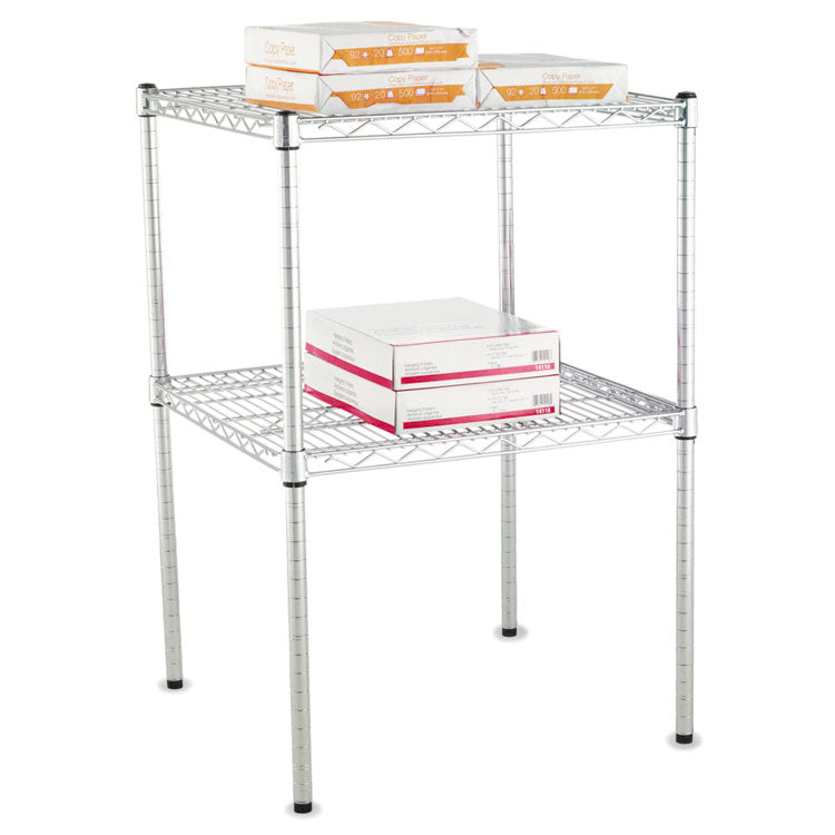 Alera® Stackable Posts For Wire Shelving, 36 "High, Black, 4/Pack (ALESW59PO36BL) Pack of 4