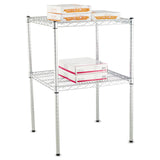 Alera® Stackable Posts For Wire Shelving, 36" High, Silver, 4/Pack (ALESW59PO36SR) Pack of 4