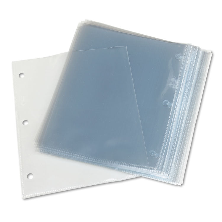 Avery® Top-Load Poly 3-Hole Punched Sheet Protectors, Letter, Diamond Clear, 50/Box (AVE74203) 1 Case of 50