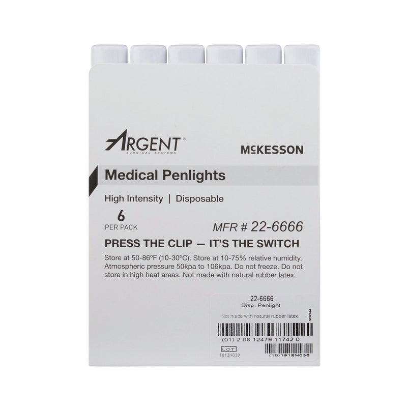 McKesson Penlight White Light 4-1/2 Inch Disposable (193987_EA) 1/EA