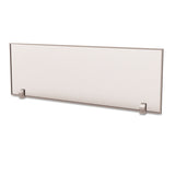 Linea Italia® Trento Line Dividing Panel, Polycarbonate, 47.13w x 1.75d x 15.5h, Translucent (LITTR721) Each