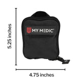 My Medic™ Everyday Carry First Aid Kit Black Rubber Case (1207731_EA) 1/EA