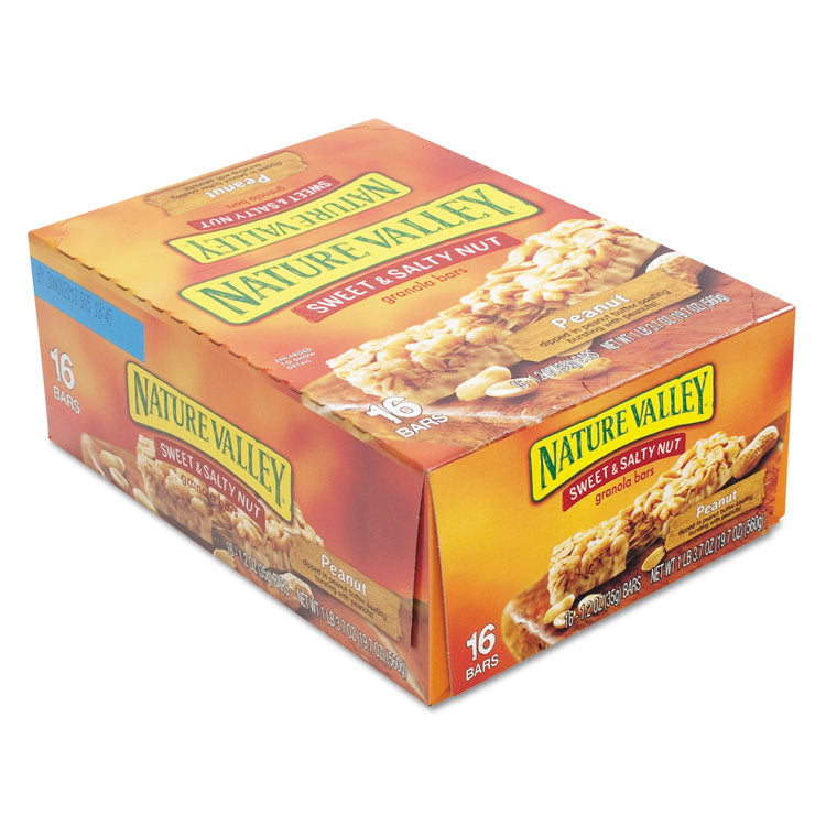 Nature Valley® Granola Bars, Sweet and Salty Nut Peanut Cereal, 1.2 oz Bar, 16/Box (AVTSN42067) Box of 16