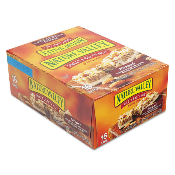 Nature Valley® Granola Bars, Sweet and Salty Nut Almond Cereal, 1.2 oz Bar, 16/Box (AVTSN42068)