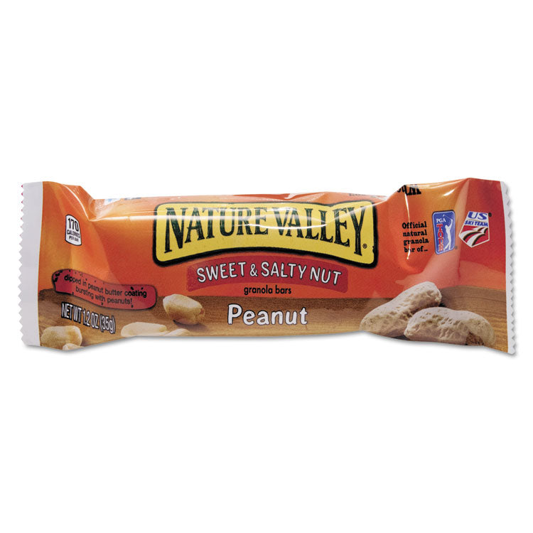 Nature Valley® Granola Bars, Sweet and Salty Nut Peanut Cereal, 1.2 oz Bar, 16/Box (AVTSN42067) Box of 16