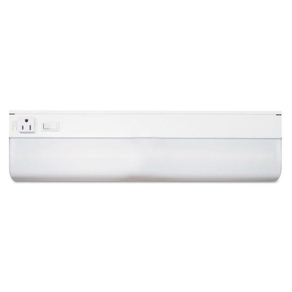 Ledu® Under-Cabinet Fluorescent Fixture, Steel, 18.25w x 4d x 1.63h, White (LEDL9011) Each